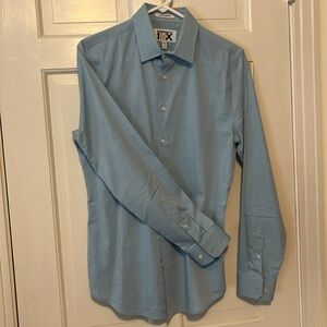 1MX/Fitted/ Express work shirt/ baby blue